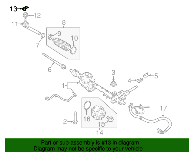 Mazda OEM Outer Tie Rod Cotter Pin Part T06026169A OEM Vehicle Parts