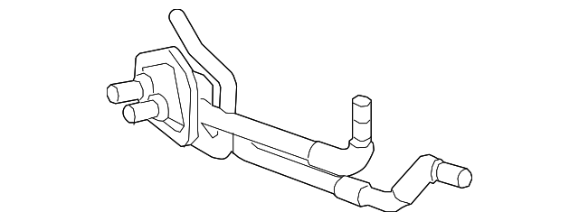 Auxiliary Heater Inlet and Outlet Pipe - GM (84009660)