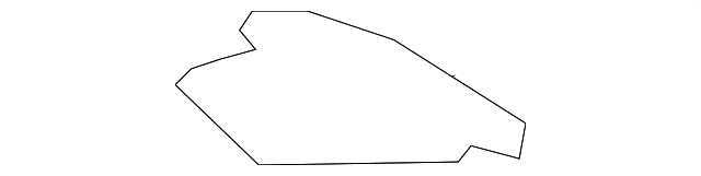 Jet Black Front Door Air Outlet - GM (96886075)