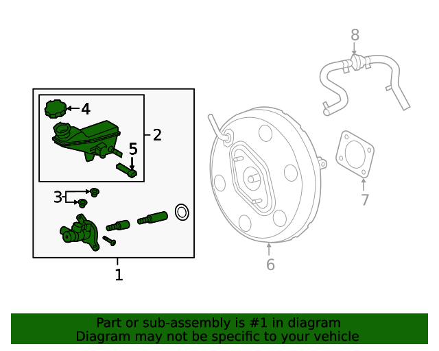 20202022 Hyundai Venue Master Cylinder 58510K2310 QuirkParts