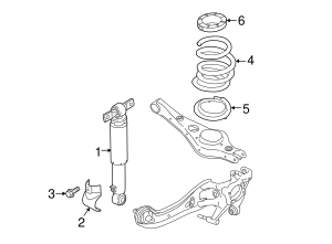 thumbnail image 2 of Pair Of Rear Shock Absorbers For 2015-2018 Kia Sedona - PM Auto B202881 Direct Replacement 2 of 4