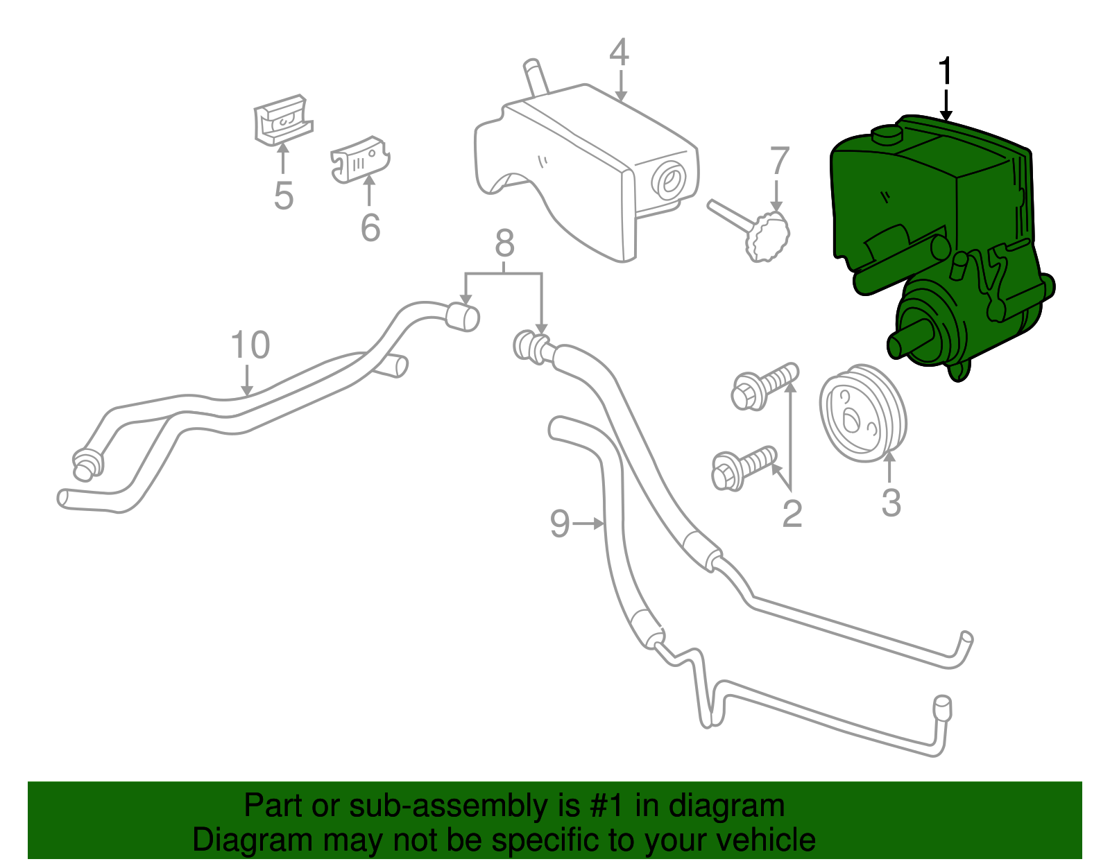 Power Steering Pump - GM (19369087)