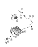 Genuine Alfa Romeo Hose Clutch Reservoir - Mopar (68201766AA)