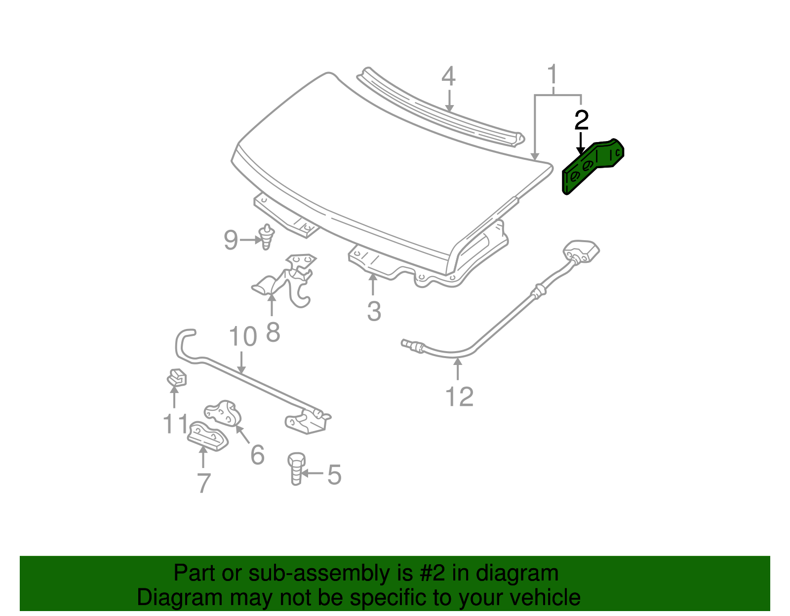 Hinge - GM (89046065)
