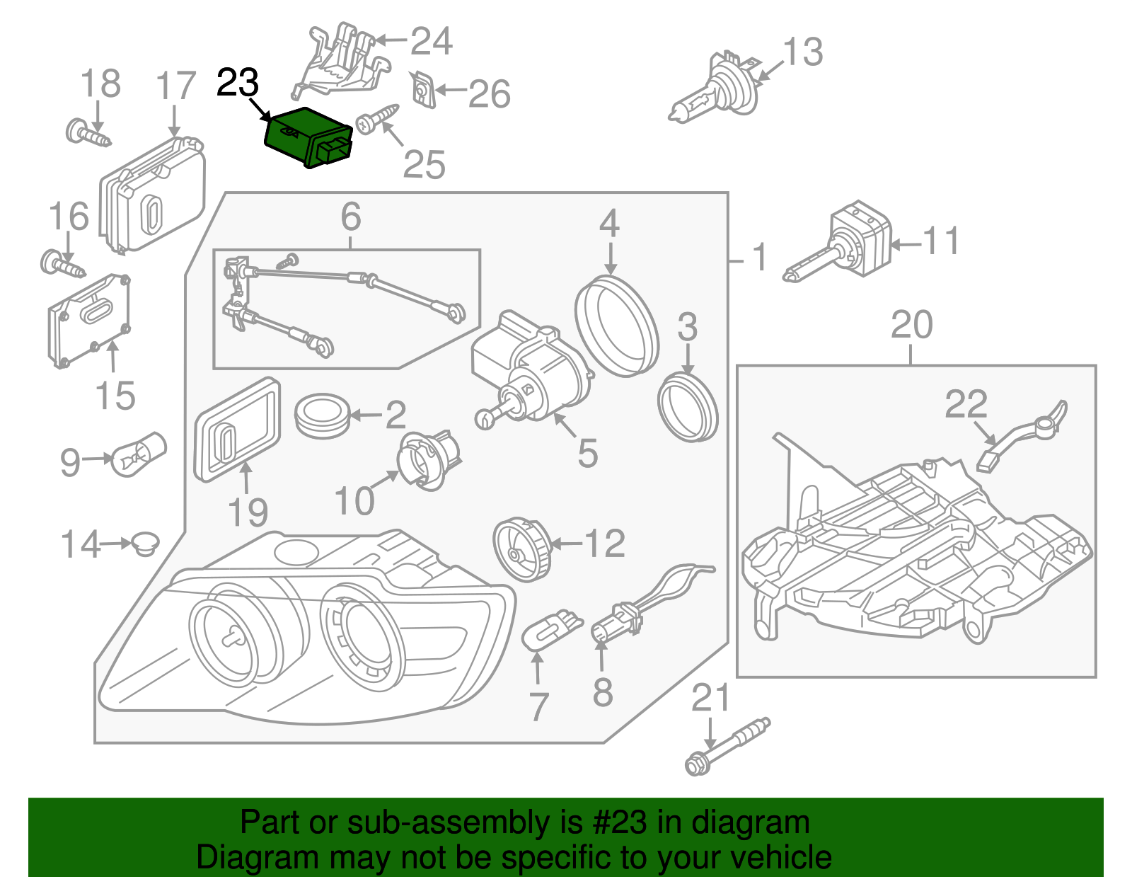 Control Module - Volkswagen (7L6-907-357-C)