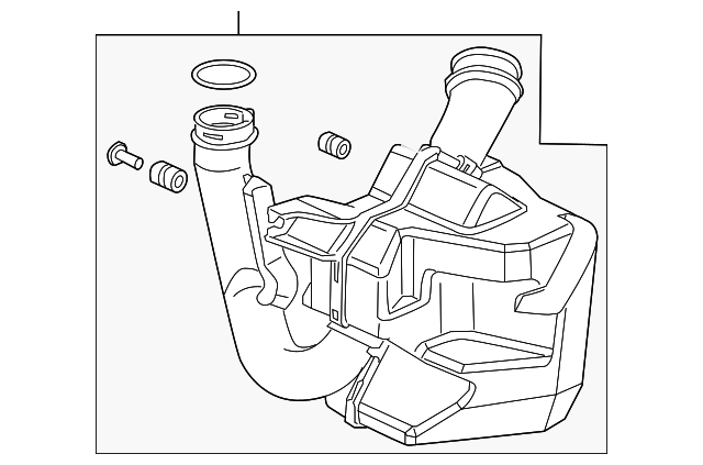 Genuine Honda 17230-R5A-A00 Resonator Chamber