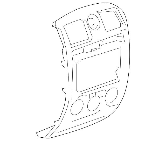 2008 Isuzu Center Bezel 8158527480 Isuzu Parts Center