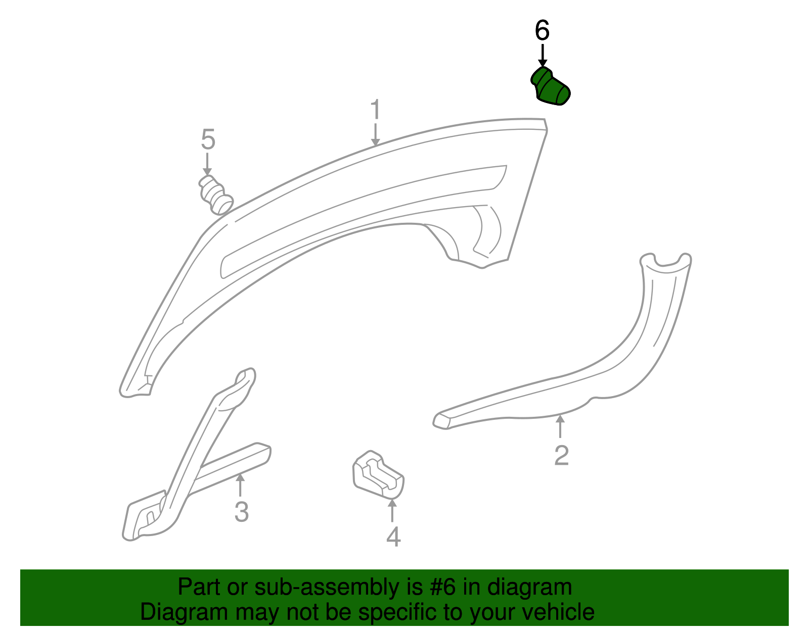 Clip-Panel Tr Fin C/Pillar                   * - GM (20550150)