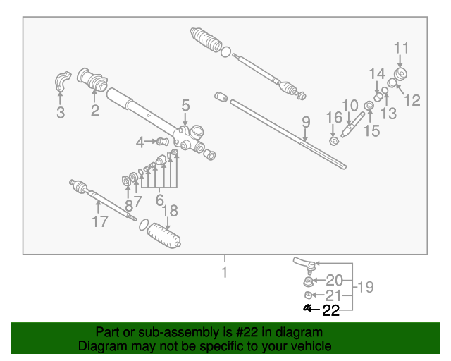 19992003 Mazda Miata Outer Tie Rod Cotter Pin 992213025