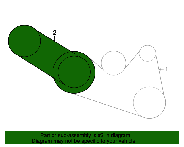 20022009 Nissan Power Steering Belt 119508J100 OEM Parts Online