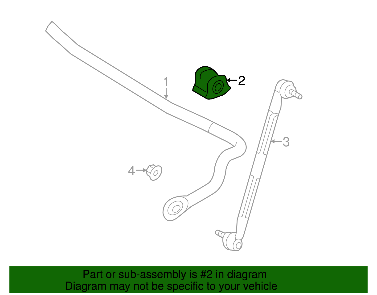 Stabilizer Bar Bracket Assembly - Toyota (48815-64011)