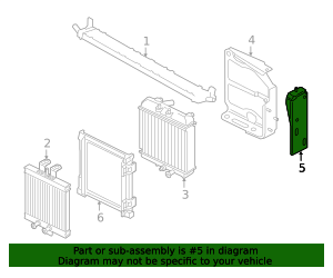 2018-2023 Audi Radiator Mount Bracket 8W0-121-240 | Audi USA Parts