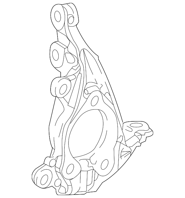 432010E010 Steering Knuckle 20202022 Toyota OEM Genuine Toyota Parts