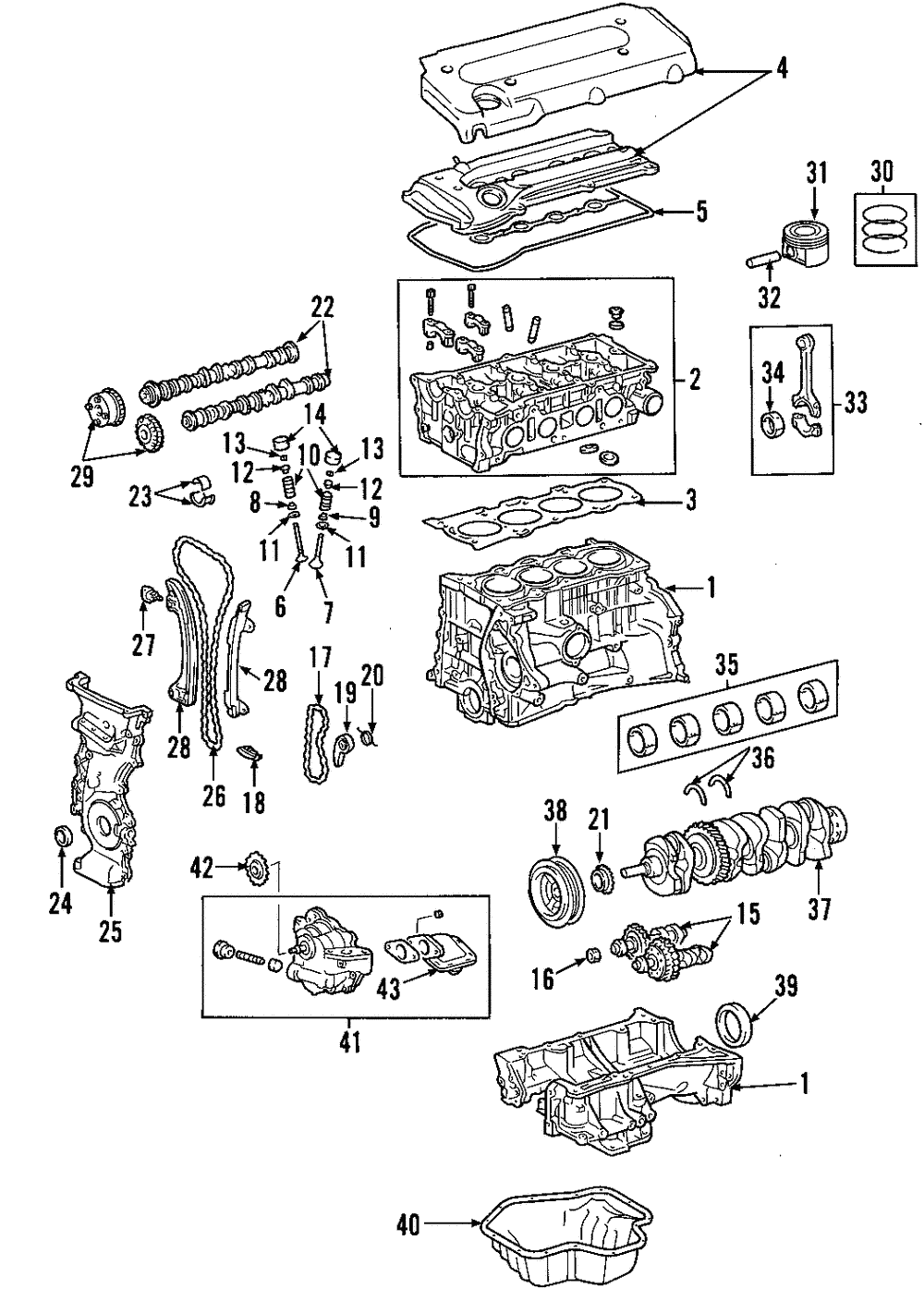 Piston - Toyota (13211-28121-B0)