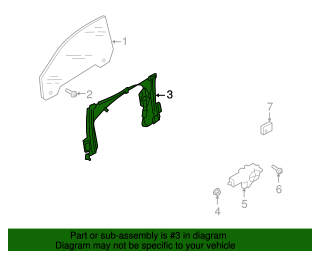 AUDI A5 8T FRONT LEFT WINDOW REGULATOR 8W8837461 – LRI Autoparts