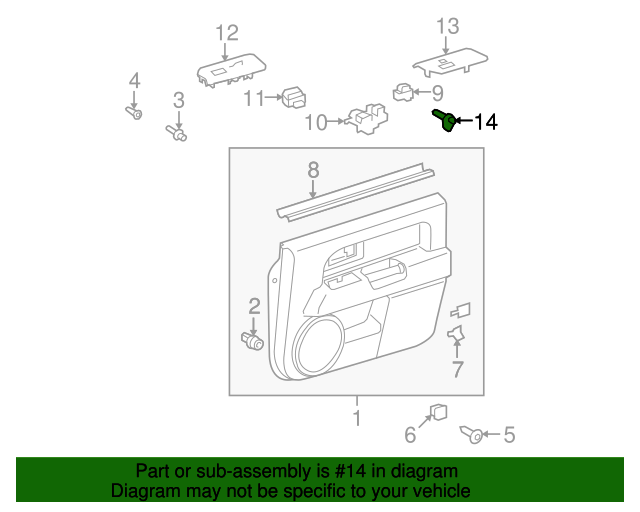 Door Jamb Switch Toyota (8423160070)
