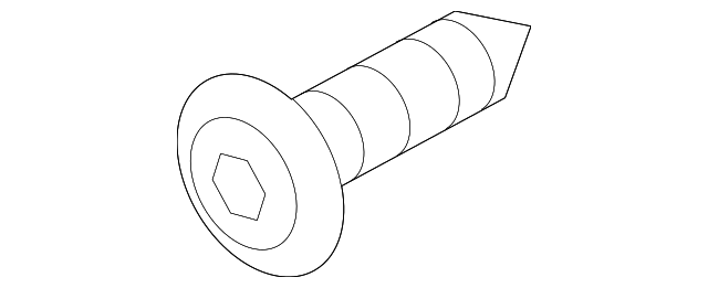 2001-2021 Volvo Mud Guard Rivet 983349 | Genuine Volvo Replacement Parts