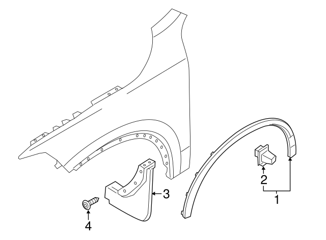 2001-2021 Volvo Mud Guard Rivet 983349 | Genuine Volvo Replacement Parts