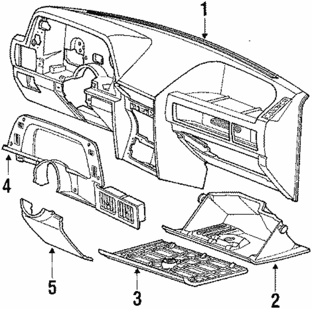 Cluster Cover - Ford (E9FZ-58044D70-B)