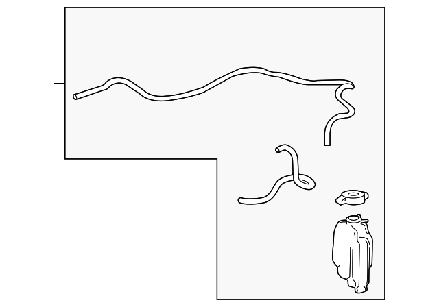 Coolant Recovery Reservoir - GM (15099956)