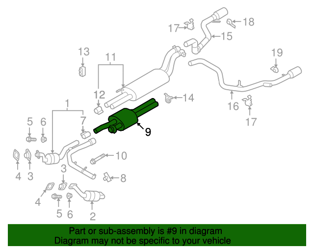 20192020 Ford F150 Front Pipe KL3Z5A212A Blue Springs Ford Parts