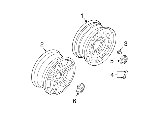 Genuine Kia 52960-3E020 Wheel Cap