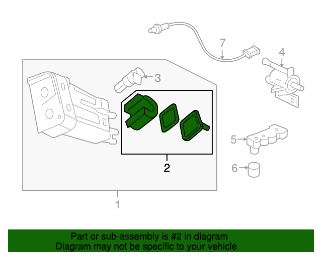 20032011 GM Vapor Canister Filter Kit with Seal 19177702