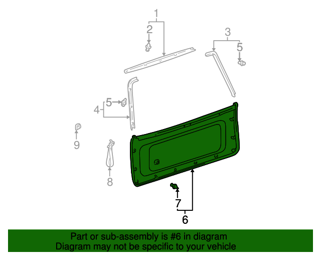 677500C010B0 Lower Trim 20012007 Toyota Sequoia OEM Genuine