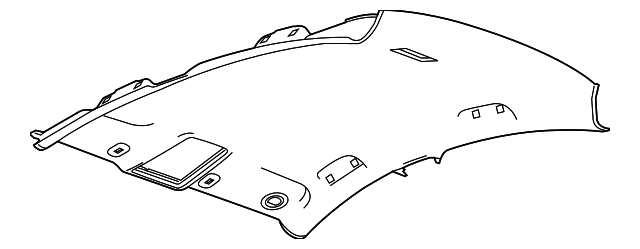 Light Neutral Headlining Trim Panel - Buick (90804874)