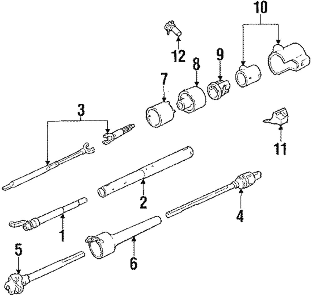 Steering Shaft - GM (7847670)