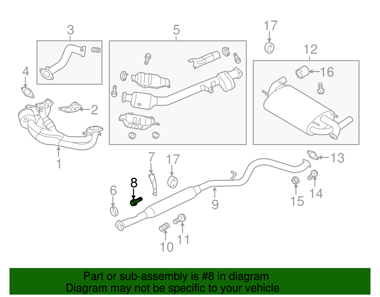 Hanger Bolt - Scion (SU003-02846)