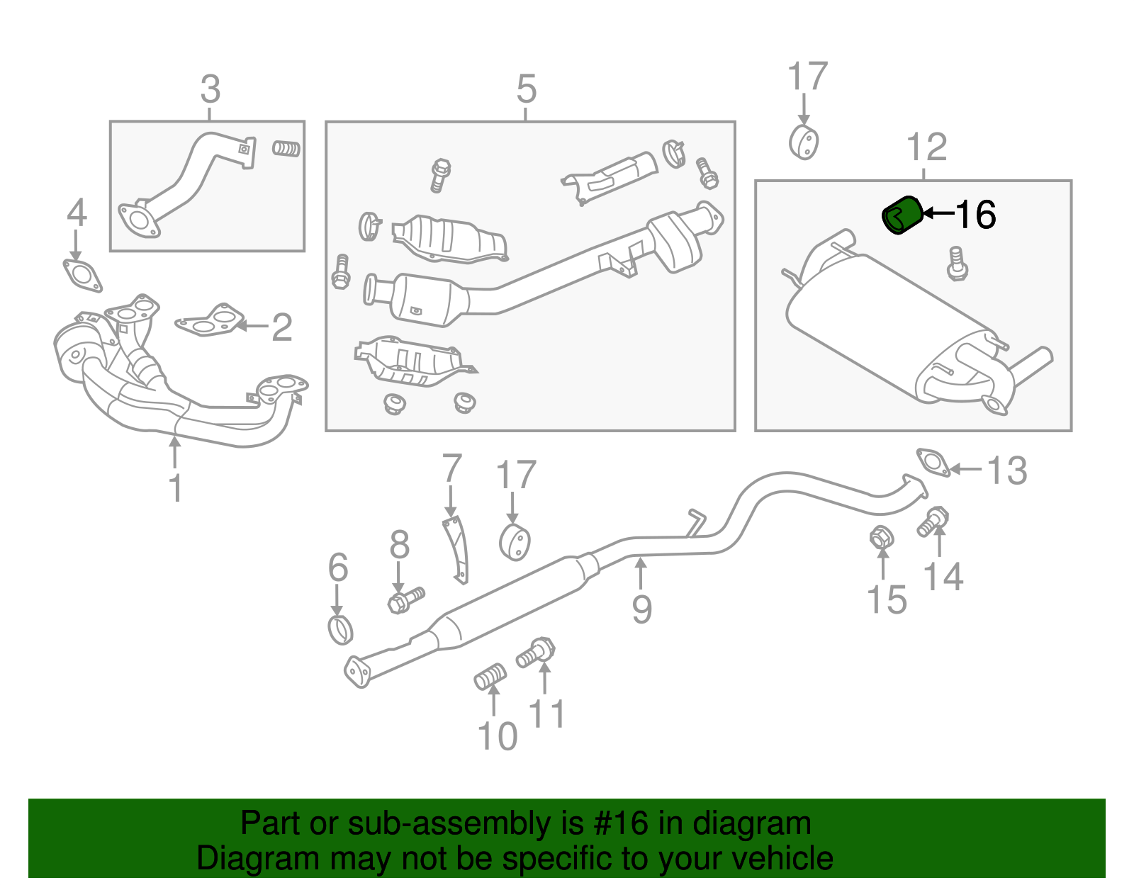 Tail Pipe Extension - Scion (SU003-05273)