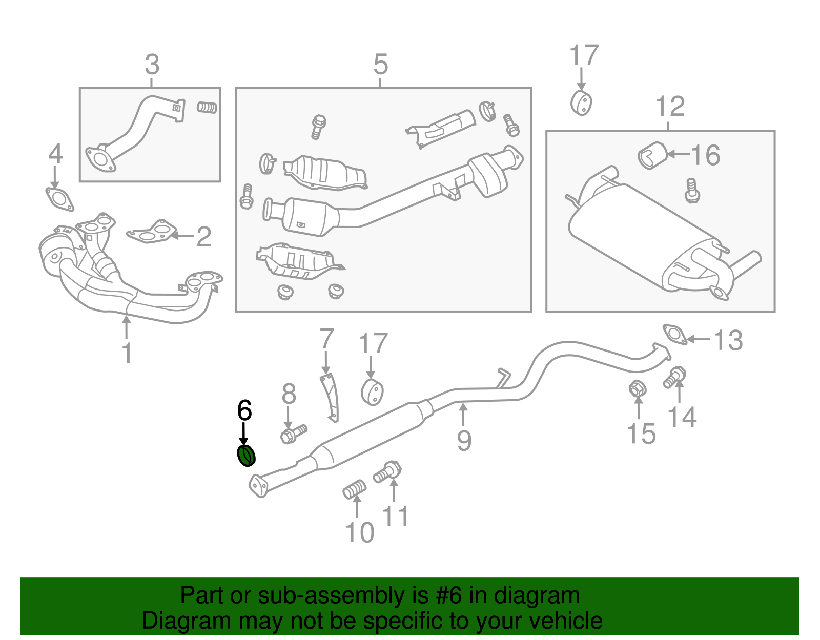 Catalytic Converter Gasket - Scion (SU003-01112)
