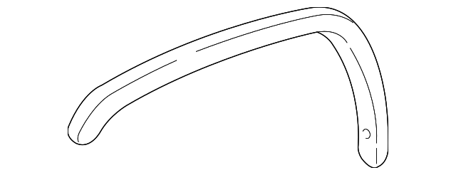 Front Driver Side Fender Wheel Opening Molding - Cadillac (89045577)