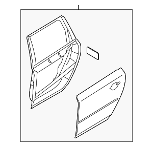 2010-2017 Volvo XC60 Door Shell 32228964 | TascaParts.com