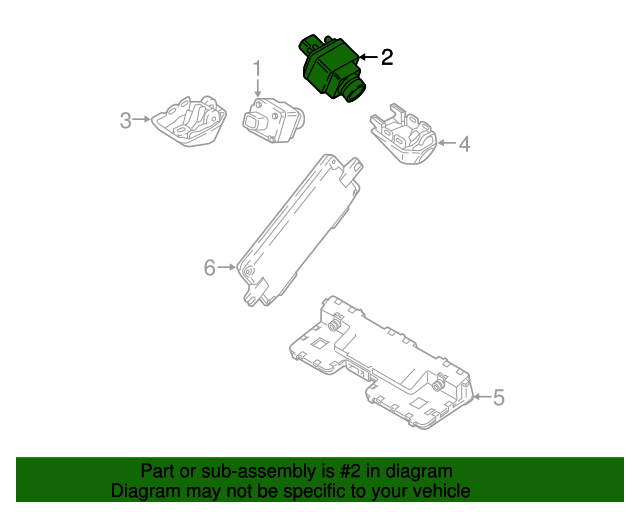 Genuine BMW 66-53-5-A4A-EB2 | Reversing Camera 665010 | FREE Shipping ...