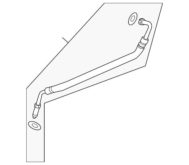 20112019 GM Power Steering Return Hose 23226913