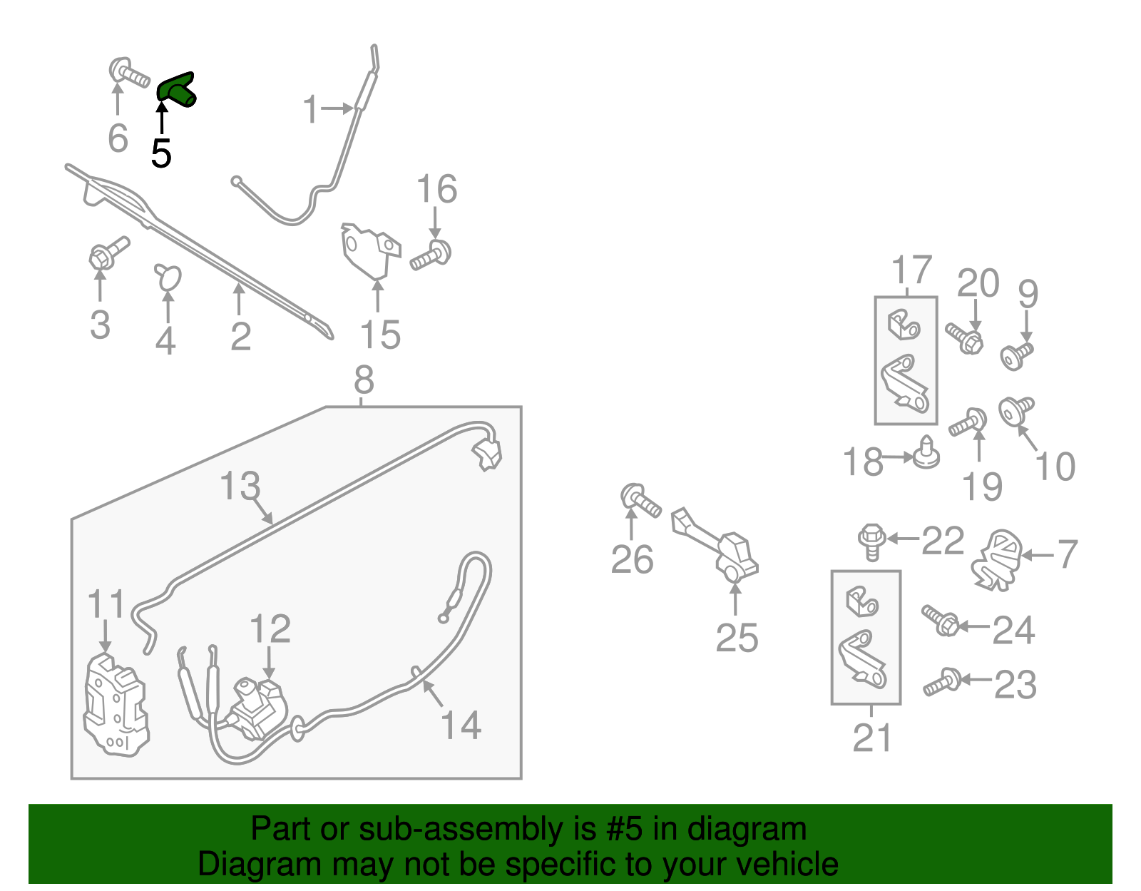 Lock Cylinder - Ford (GD9Z-5421991-B)