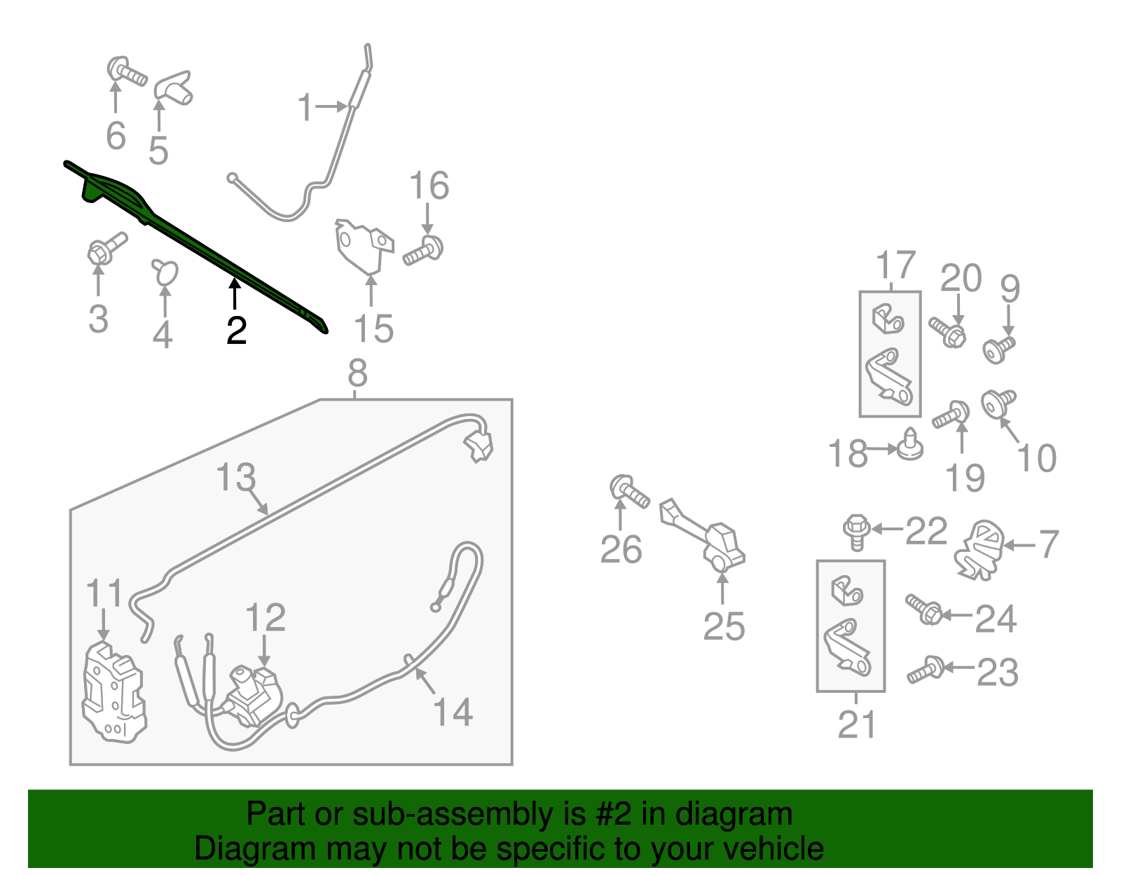 Handle, Outside - Ford (GD9Z-5422404-ADPTM)