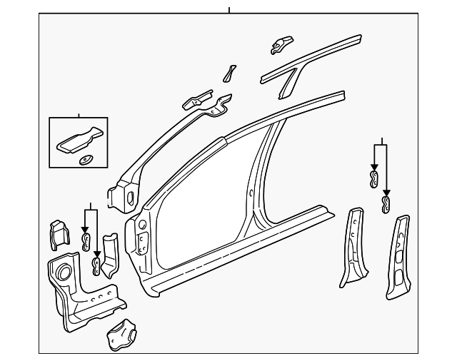 Frame Assembly, S/D Opg - GM (89024829)