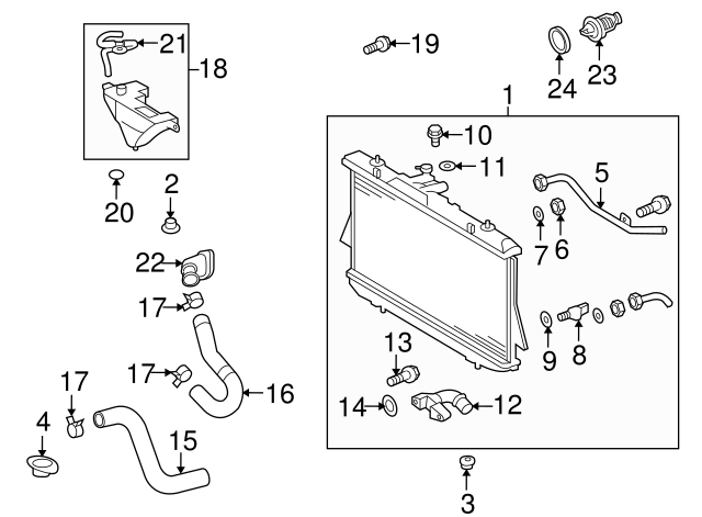Toyota 16041-0V050 Radiator