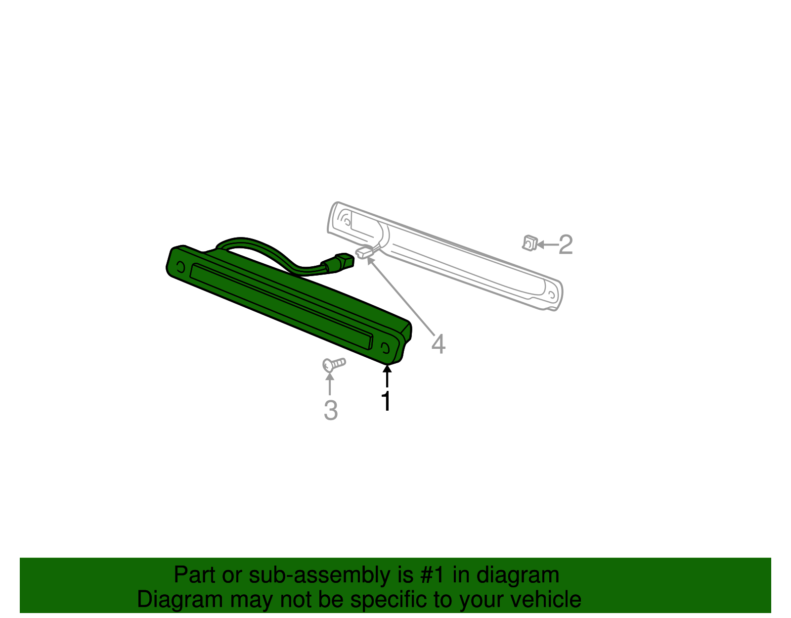 High Mount Stop Lamp - GM (5978343)