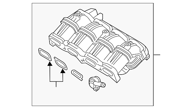 Hyundai 28313-2G010 Engine Intake Manifold Gasket Hyundai 28313-2G010 Engine Intake Manifold Gasket