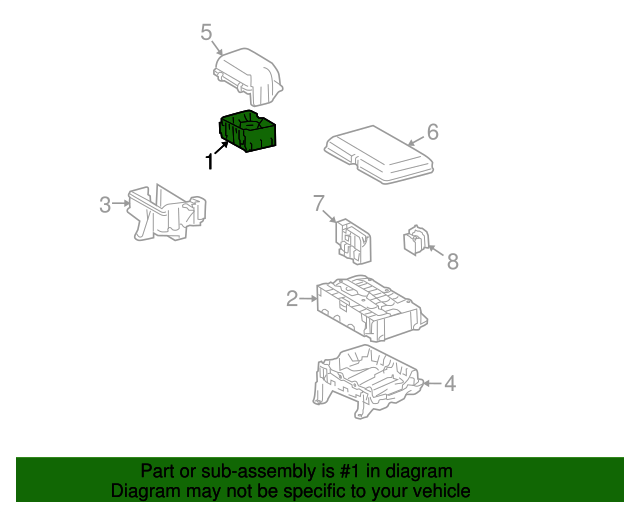 826640C010 Fuse & Relay Box 20082022 Toyota Sequoia OEM Genuine