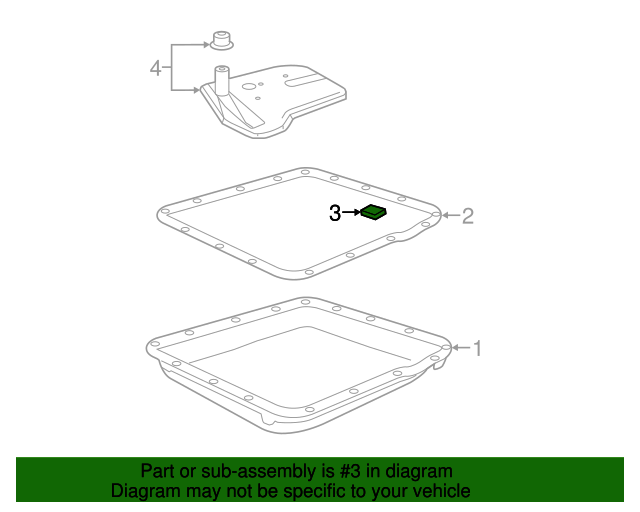 20072019 GM Automatic Transmission Fluid Pan 29532686 GM