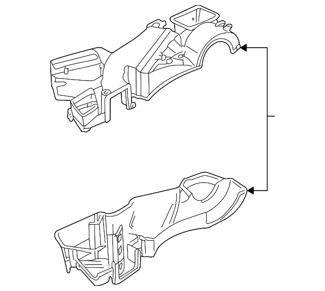 Evaporator Case - Volkswagen (8D1-820-024-B)