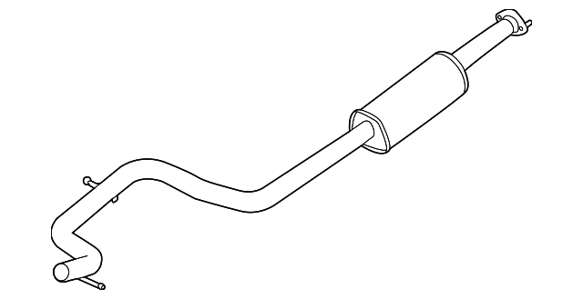 Genuine Muffler & Pipe for 2015-2016 Volvo S80 | Part# 31405843 
