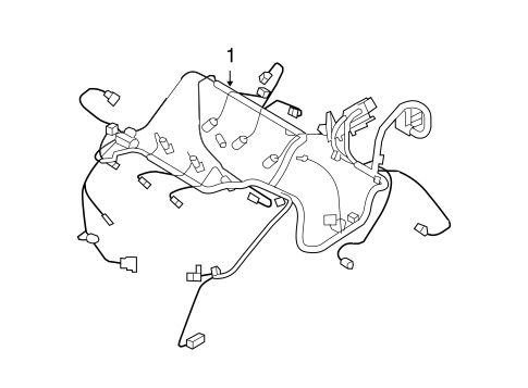 Wiring Harness for 2008 Chrysler Sebring Parts | Wermopar | WER Mopar