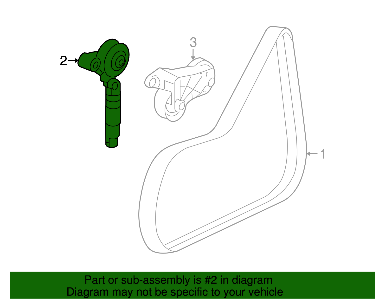 Drive Belt Tensioner - GM (12583180)