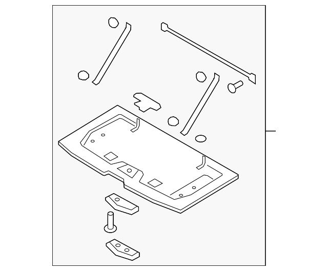 Genuine Volvo XC90 Handy Bag Holder For Cargo Load Compartment 2016 32131326 My Swedish Parts